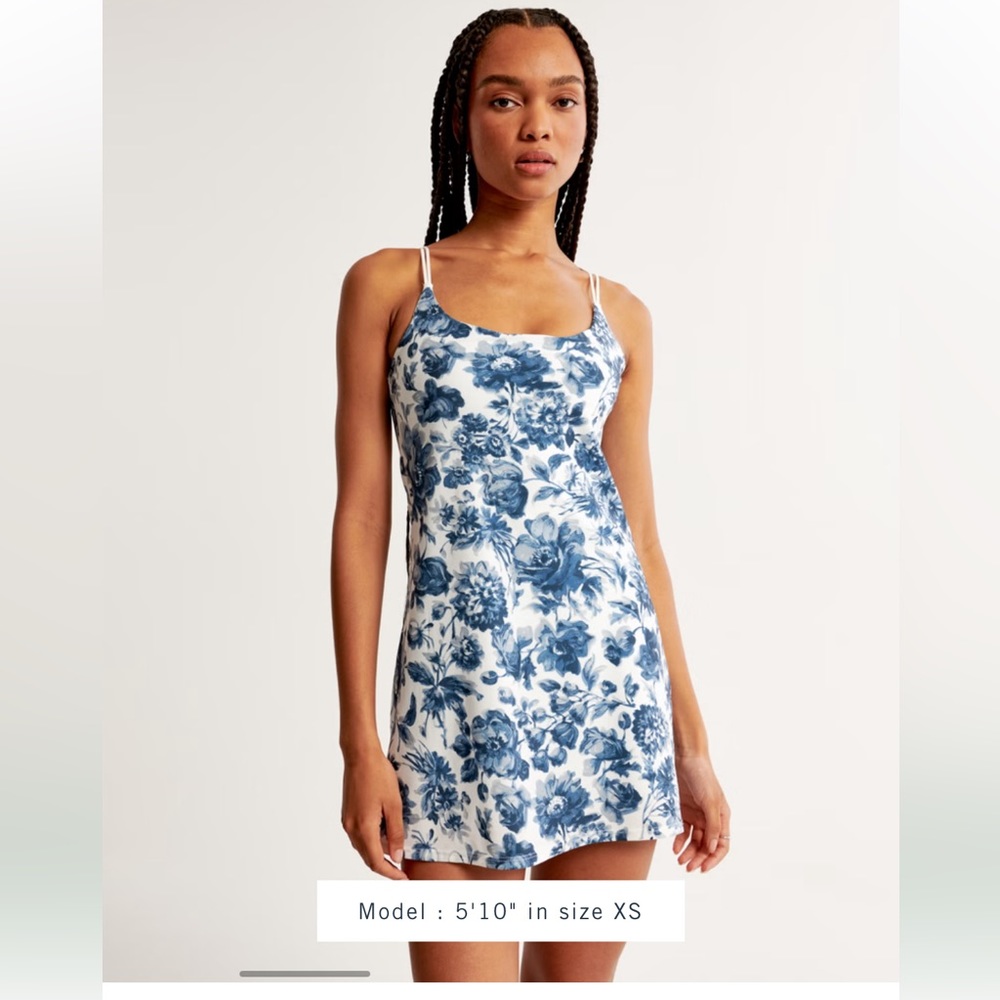 Traveler Mini Dress, Navy Floral, Small